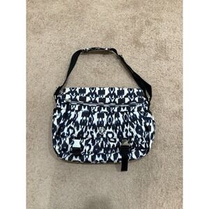 Lululemon Urban Yogini Ikat Yoga Messenger Bag Sprinkler Blue